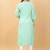 Green plain viscose party-wear-kurtis