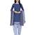 Multicolor printed crepe salwar