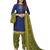 Multicolor printed crepe salwar
