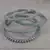 Rhodium Plated Mint Stone Embellished Bangles BD676