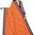 Orange embroidered silk saree with blouse