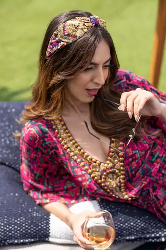 Pink Kaftan Top