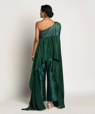 Bottle Green Pant Set 6