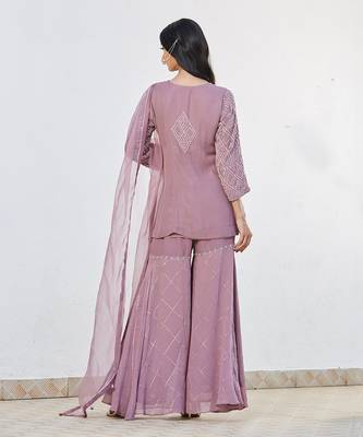 Wine Sharara Set 7