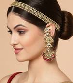 Green pearl hair-accessories