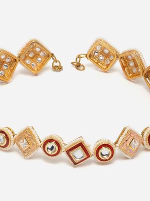 Red pearl hair-accessories 4