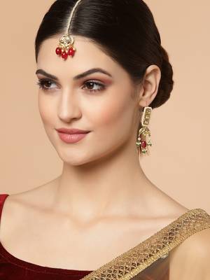 Red pearl hair-accessories 1
