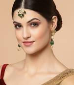 Green pearl hair-accessories