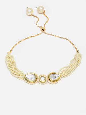 Gold pearl jewellery 3