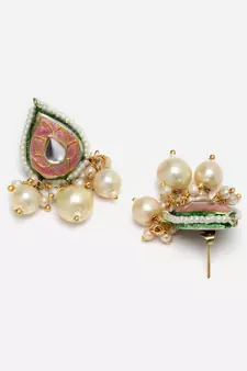 Pink pearl necklace-sets