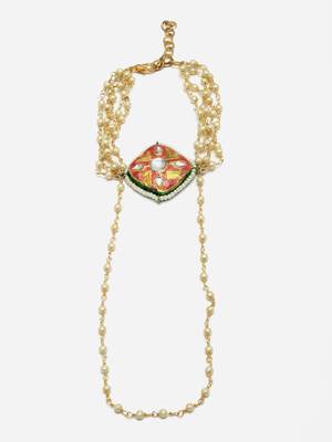 Pink pearl necklace-sets 5