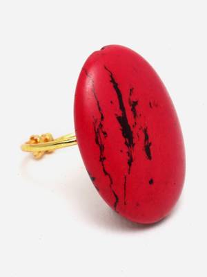 Red pearl rings 4