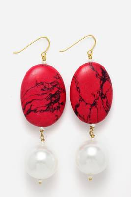 Red pearl jewellery 3