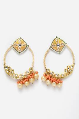 Pink pearl earrings 3