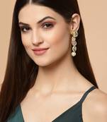 Green pearl earrings