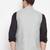 Green plain linen nehru jacket