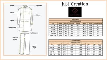 Gold plain cotton silk kurta-pajama 5