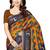 CLASSICATE from the house of The Chennai Silks Mustard Printed Kalamkari Tussar Art Silk Saree With Running Blouse