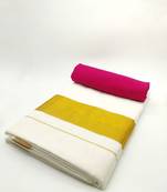 Kerala kasavu saree with unstitched blouse material