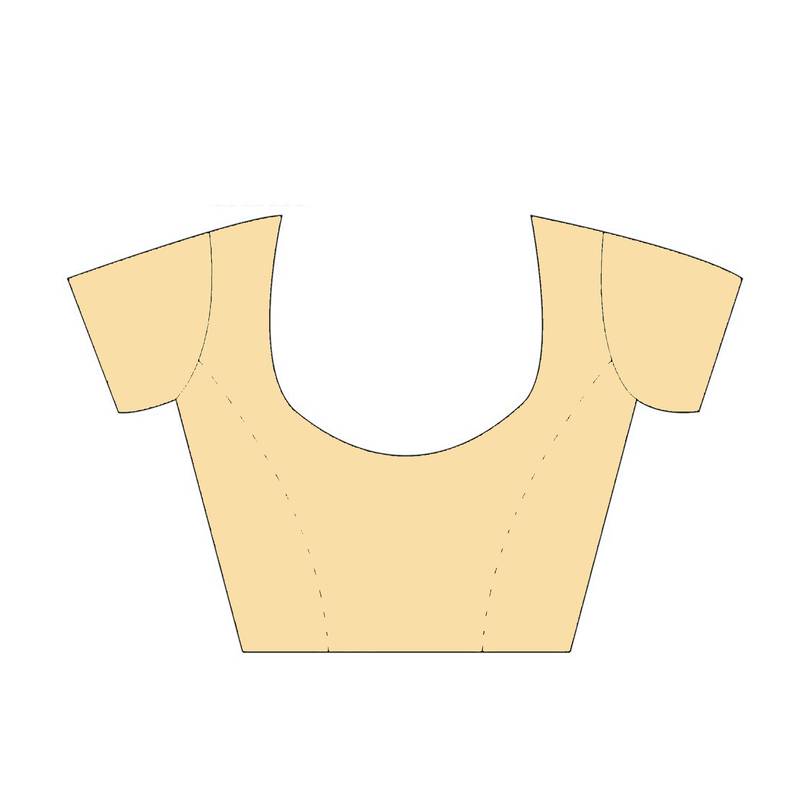 CLASSICATE from the house of The Chennai Silks Yellow Printed Gadwal Pure Cotton Saree With Running Blouse