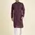 Tabard Purple plain cotton men-kurtas