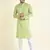 Tabard Green plain cotton men-kurtas