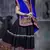 Black embroidered art silk semi stitched lehenga