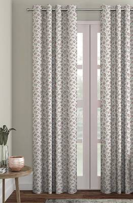 HOUZZCODE DESIGNER curtain Pastel Flower All over - XL Pink set of 2 3