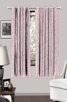 HOUZZCODE DESIGNER curtain Cultural Paisley - W Pink set of 2 1