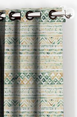HOUZZCODE DESIGNER curtain Vintage Geomatric Print 1 - XL Multi set of 2 2