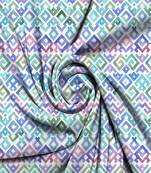 HOUZZCODE DESIGNER curtain Vintage Geomatric Print 2 - D Multi set of 2