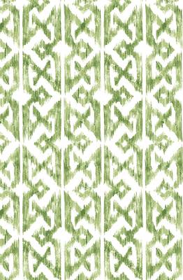 HOUZZCODE DESIGNER curtain Blurred Greeny - XL Green set of 2 4