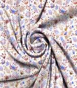 HOUZZCODE DESIGNER curtain Leafy With Checks Digi Print - D Multi set of 2