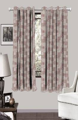 HOUZZCODE DESIGNER curtain Patchwork 1 - W Pink set of 2 1