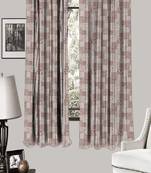 HOUZZCODE DESIGNER curtain Patchwork 1 - W Pink set of 2