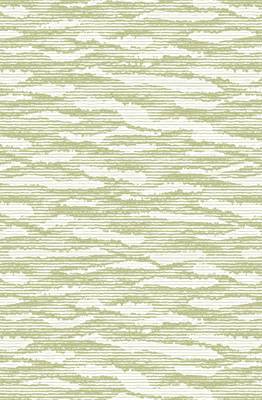 HOUZZCODE DESIGNER curtain Green Waves - W Green set of 2 4
