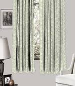 HOUZZCODE DESIGNER curtain Garden Gren - W Green set of 2