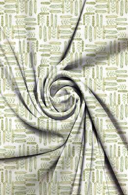 HOUZZCODE DESIGNER curtain Garden Gren - W Green set of 2 2