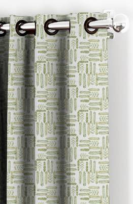 HOUZZCODE DESIGNER curtain Garden Gren - W Green set of 2 3