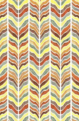 HOUZZCODE DESIGNER curtain Multi Chevron 1 - W Multi set of 2 4