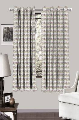 HOUZZCODE DESIGNER curtain Wavy Lines - W Multi set of 2 1