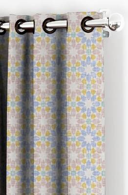 HOUZZCODE DESIGNER curtain Pattern Print 1 - W Multi set of 2 3