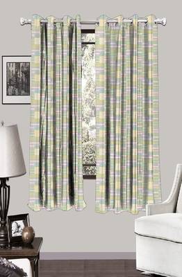 HOUZZCODE DESIGNER curtain Assorted Hyfon - W aqua/green set of 2 1