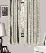HOUZZCODE DESIGNER curtain Assorted Hyfon - W aqua/green set of 2