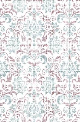 HOUZZCODE DESIGNER curtain DamasK2 Print 2 - W Multi set of 2 4