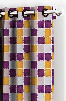 HOUZZCODE DESIGNER curtain Block by Block 2.0 - D multi set of 4 2