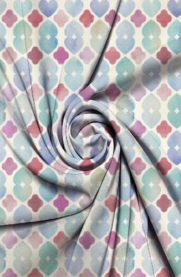 HOUZZCODE DESIGNER curtain Heart Grid - W multi set of 4 1
