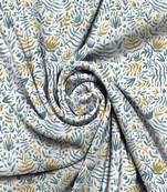 HOUZZCODE DESIGNER curtain Leafy Digi Print - W Multi set of 4