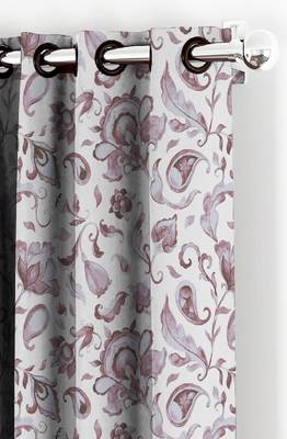 HOUZZCODE DESIGNER curtain Deco Flowers 1 - XL Multi set of 4 2