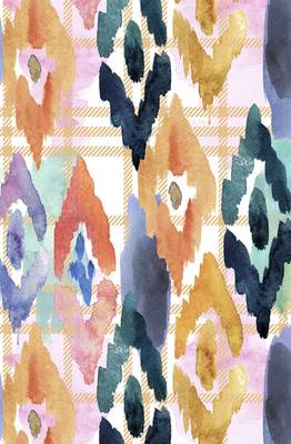 HOUZZCODE DESIGNER curtain Shaded Ikat - W Multi set of 4 3